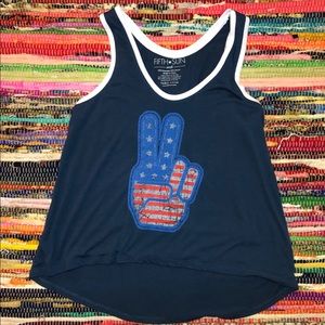 Navy blue tank top